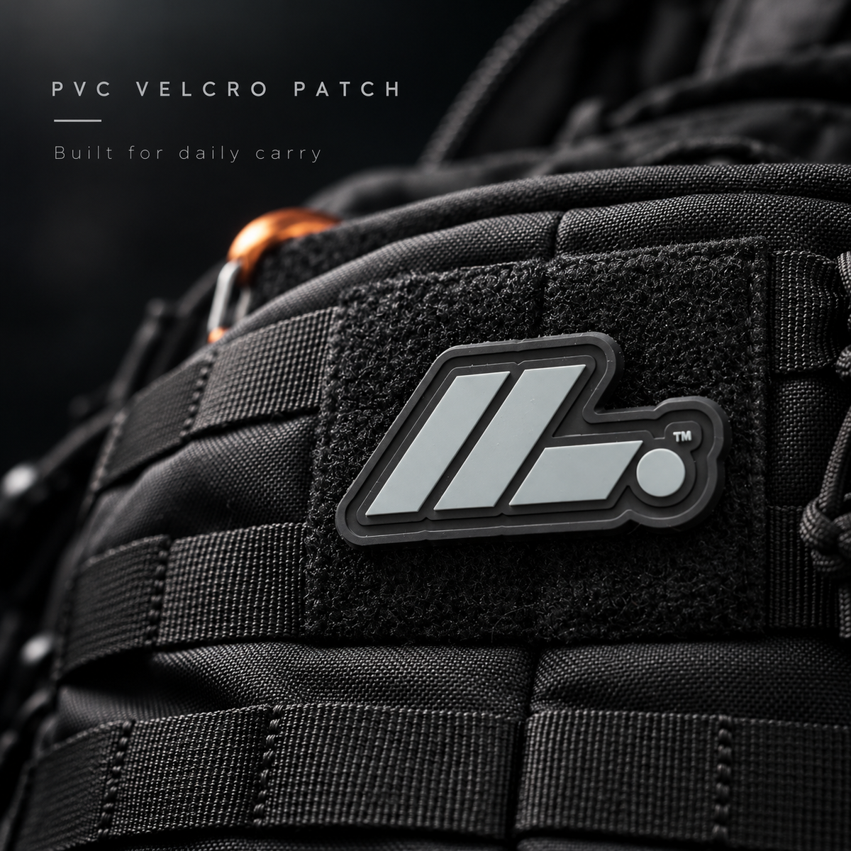 LIFT. PVC Rubber Velcro Patch
