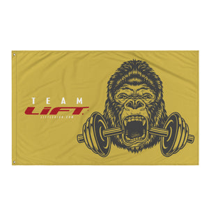 TEAM LIFT. GORILLA Flag
