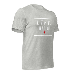 LIFT. NATION Tee ( White ink)
