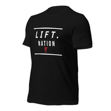 Load image into Gallery viewer, LIFT. NATION Tee ( White ink)