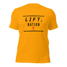 Load image into Gallery viewer, LIFT. NATION Tee (Black ink)