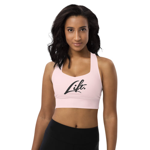 LIFT. Longline Sports Bra (Pink)