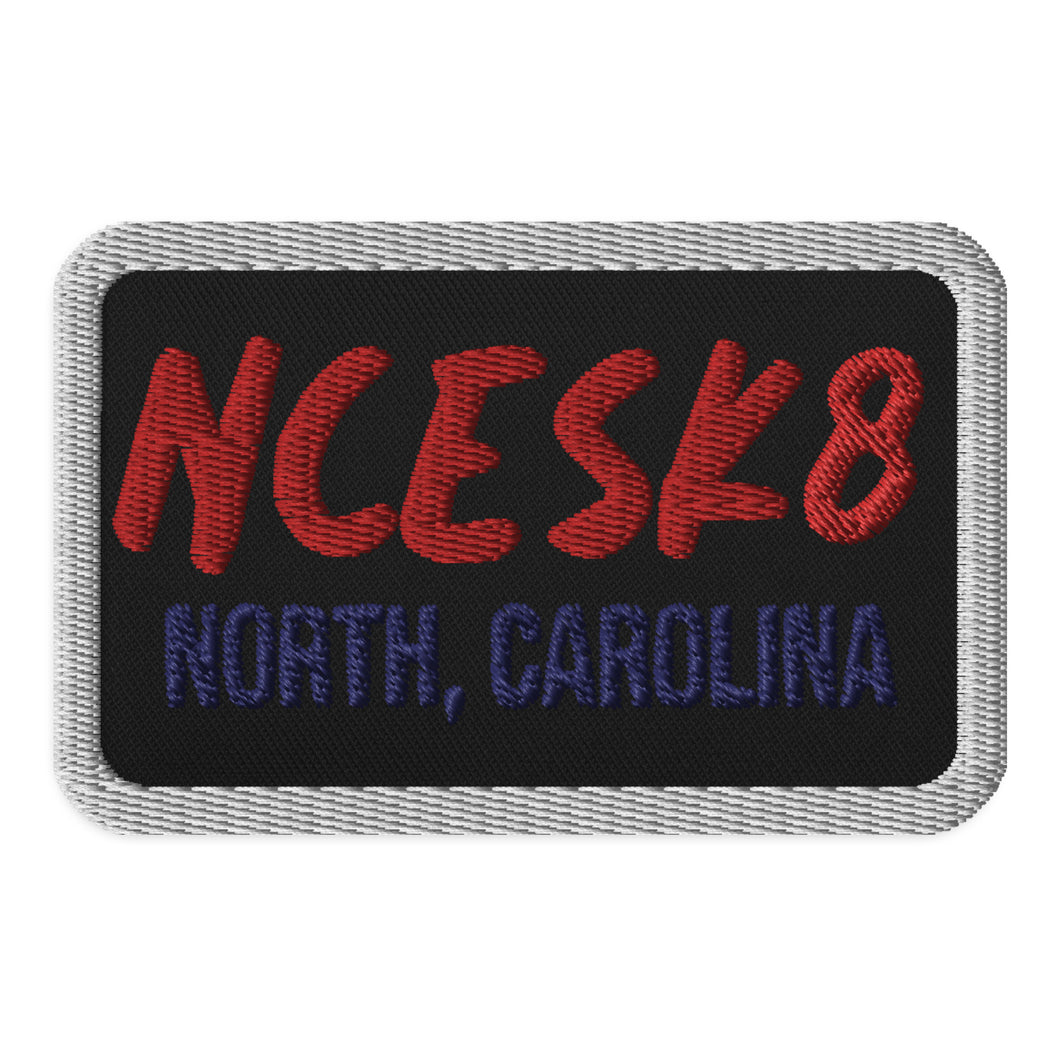 Official NCeSK8 Embroidered patch