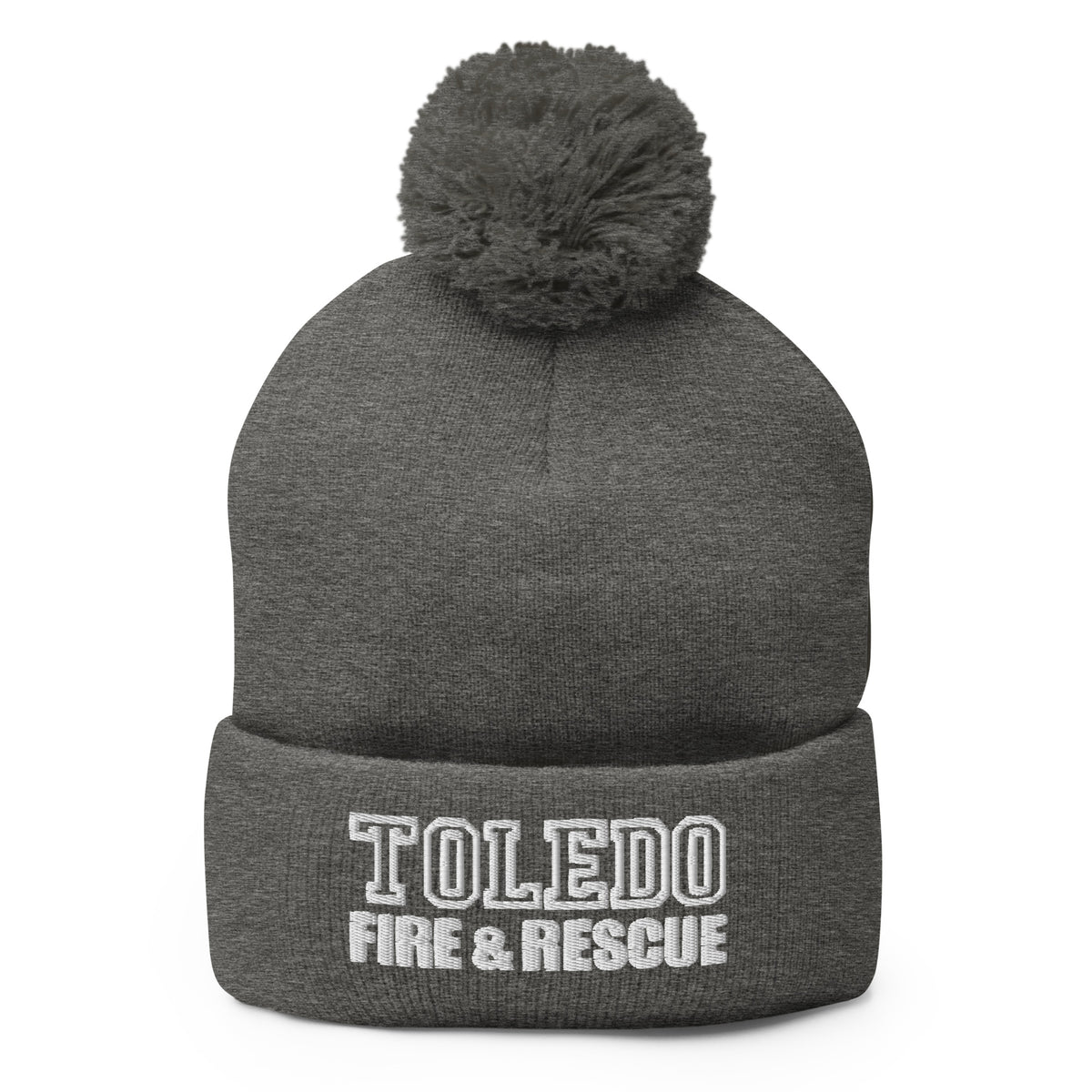 Toledo Fire & Rescue Department Pom-Pom Beanie