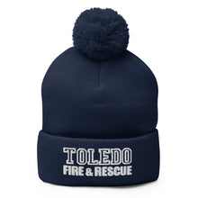 Load image into Gallery viewer, Toledo Fire &amp; Rescue Department Pom-Pom Beanie