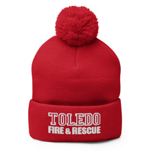 Load image into Gallery viewer, Toledo Fire &amp; Rescue Department Pom-Pom Beanie