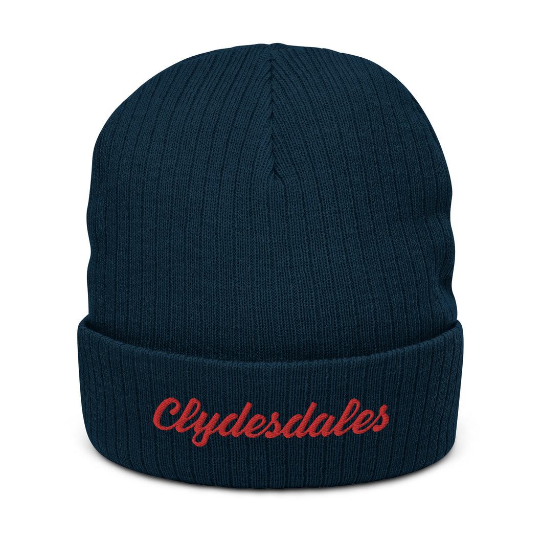 Clydesdales Ribbed knit beanie