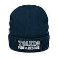 Toledo Fire & Rescue Department Ribbed knit beanie