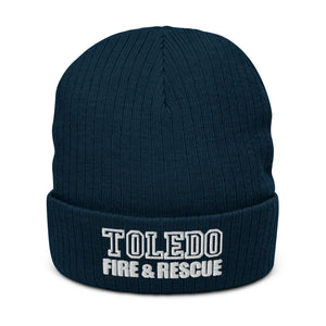 Toledo Fire & Rescue Department Ribbed knit beanie