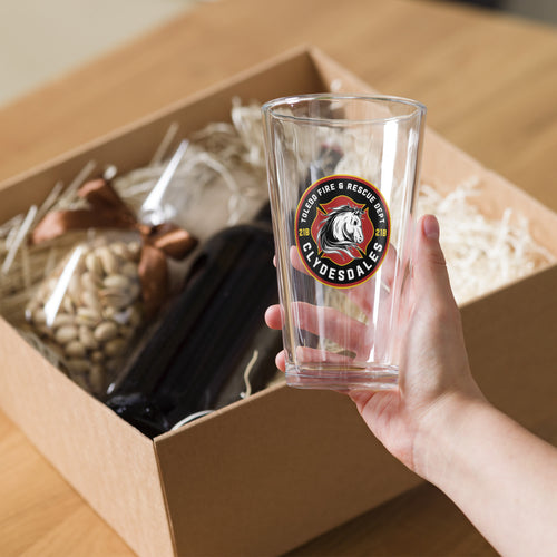Clydesdales pint glass